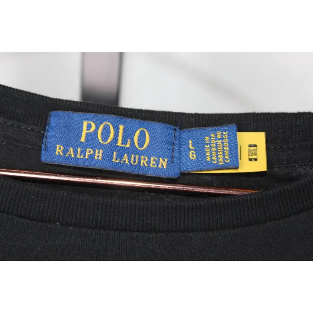 Polo Ralph Lauren Bear Long Sleeve Shirt Iconic Graphic Holiday Theme Large